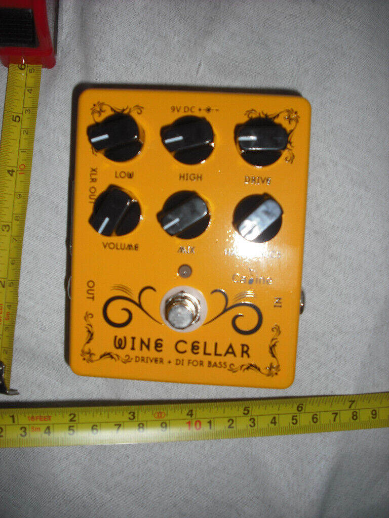 Caline CP60 Wine Cellar Bass Driver DI Sansamp clone pedal guitar direct