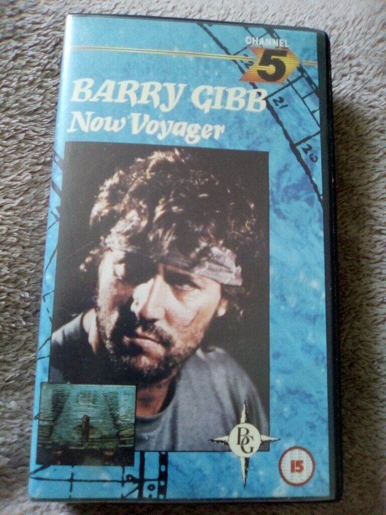 BARRY GIBB in NOW VOYAGER album Original VHS Video , Hi-Fi Sound,1986