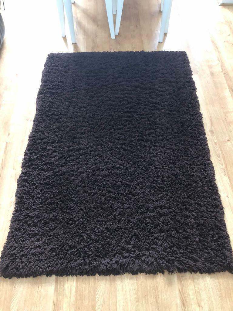 Chocolate brown rug 