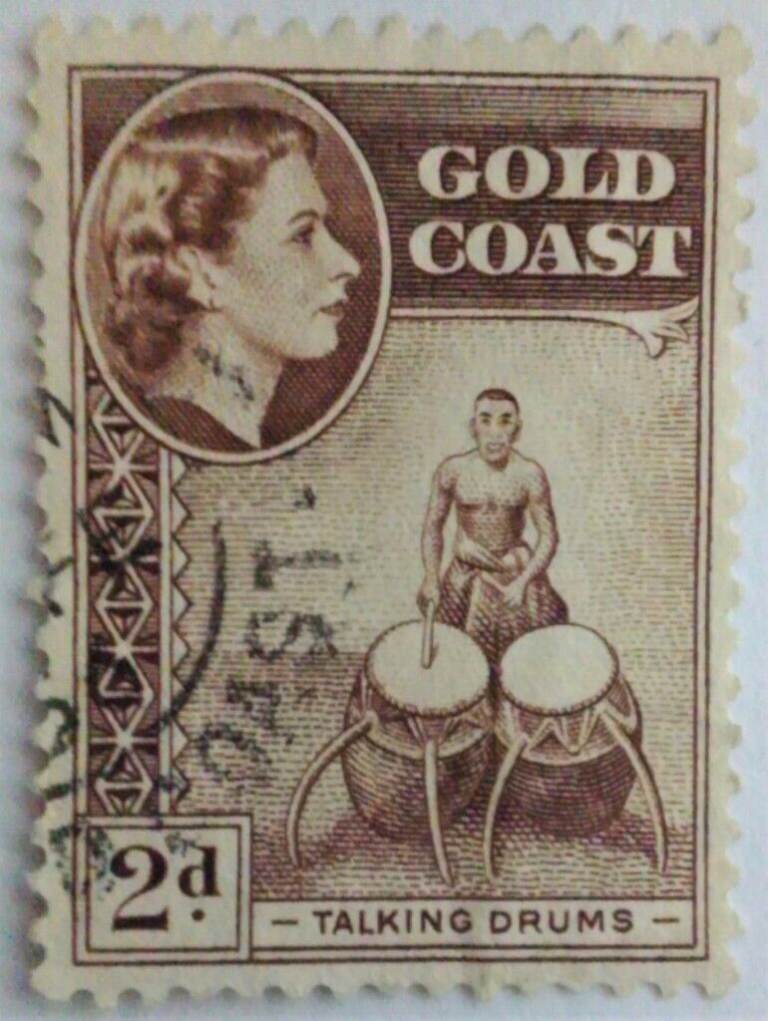 GHANA inc GOLD COAST 1952-1965 POSTAGE STAMPS (3)