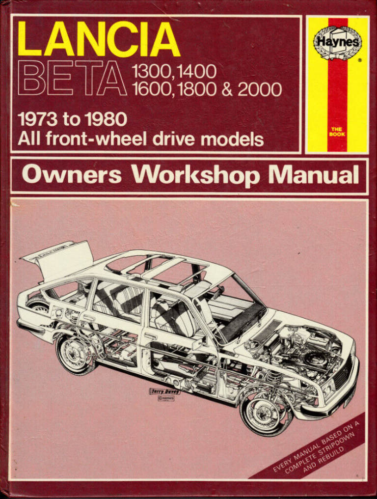 HAYNES LANCIA BETA MANUAL '73 - '80