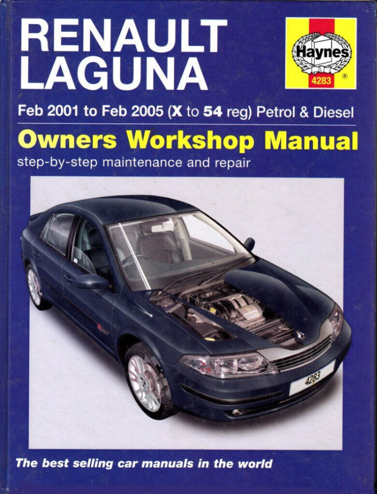 HAYNES RENAULT LAGUNA MANUAL COVERS 2001 - 2005 PETROL & DIESEL MODELS