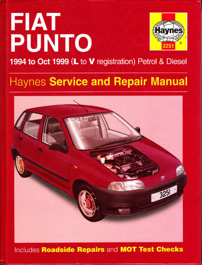 HAYNES FIAT PUNTO MK1 SERVICE & REPAIR MANUAL PETROL & DIESEL TO 1999