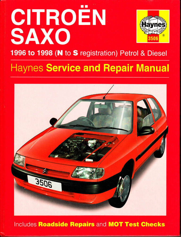 HAYNES CITROEN SAXO SERVICE & REPAIR MANUAL COVERS 1996 to 1998 PETROL & DIESEL
