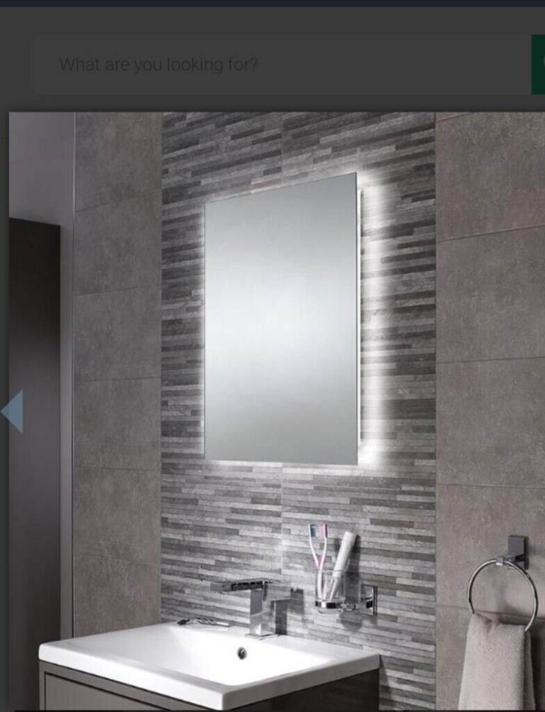 Led Bathroom Mirror with Bluetooth, New!