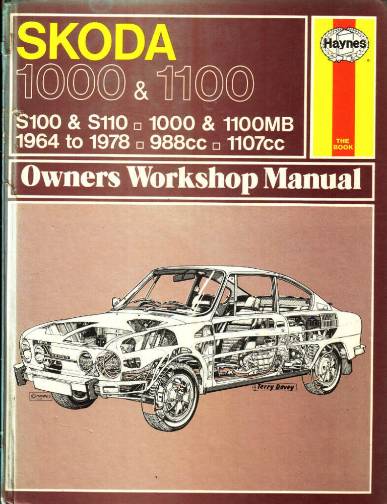 HAYNES SKODA S100 & S110 MANUAL 1964 - 1978