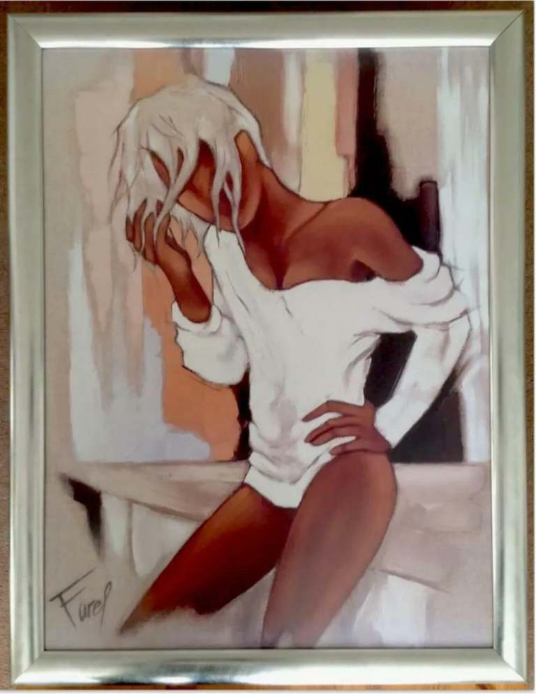 Pierre Farel - Large Abstract Art Print 