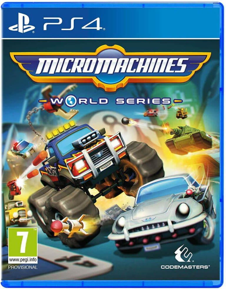 SONY PLAYSTATION PS4 GAME MICROMACHINES WORLD SERIES CODEMASTERS MICRO RACING.**
