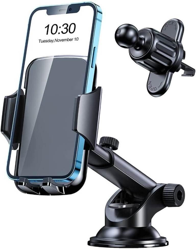 3 in 1 Car Phone Holder For Dashboard/Windscreen/Air Vent