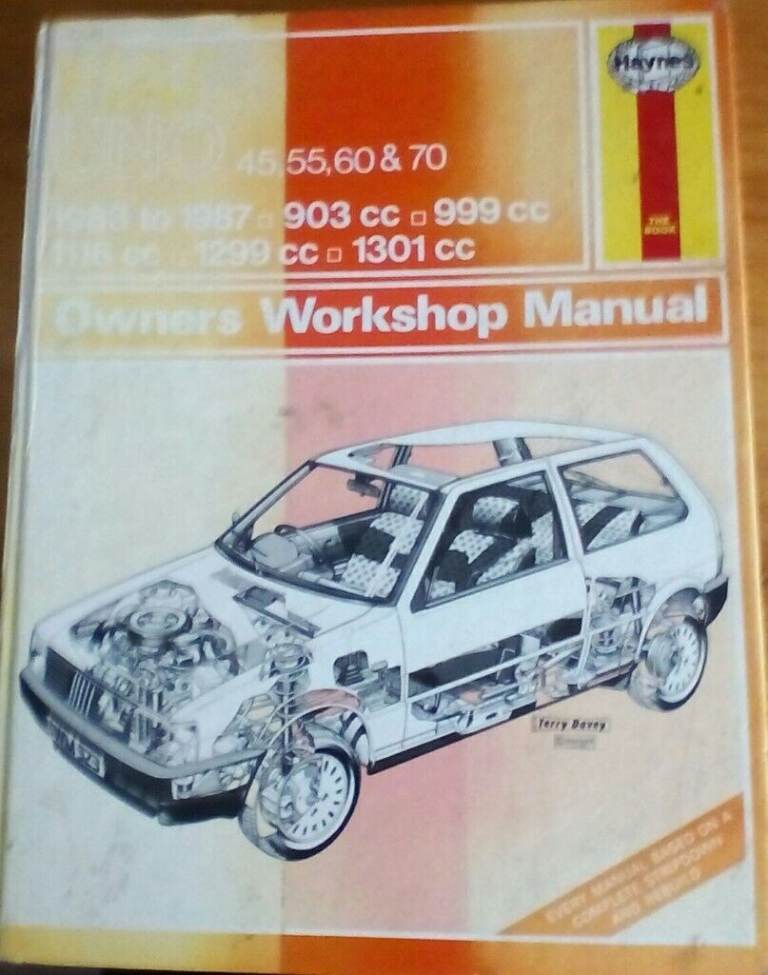 Fiat Uno Workshop Manual