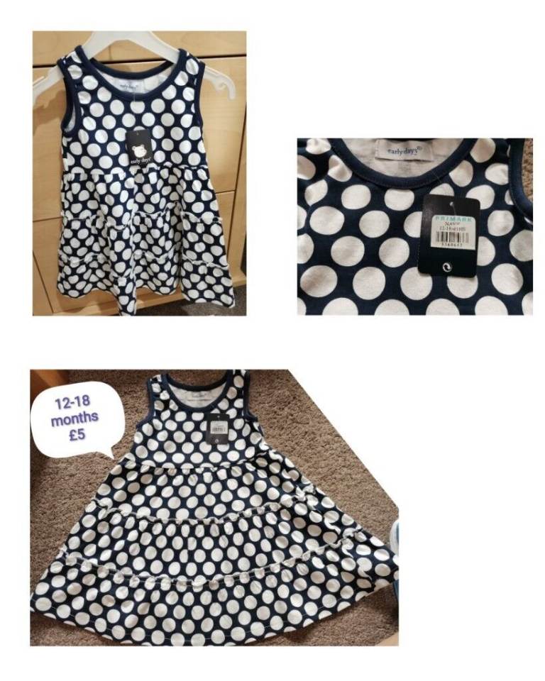 🔴Baby girl clothes bundle (BN & used V.G. Cond.), shoes & free others, prices in ad🔴