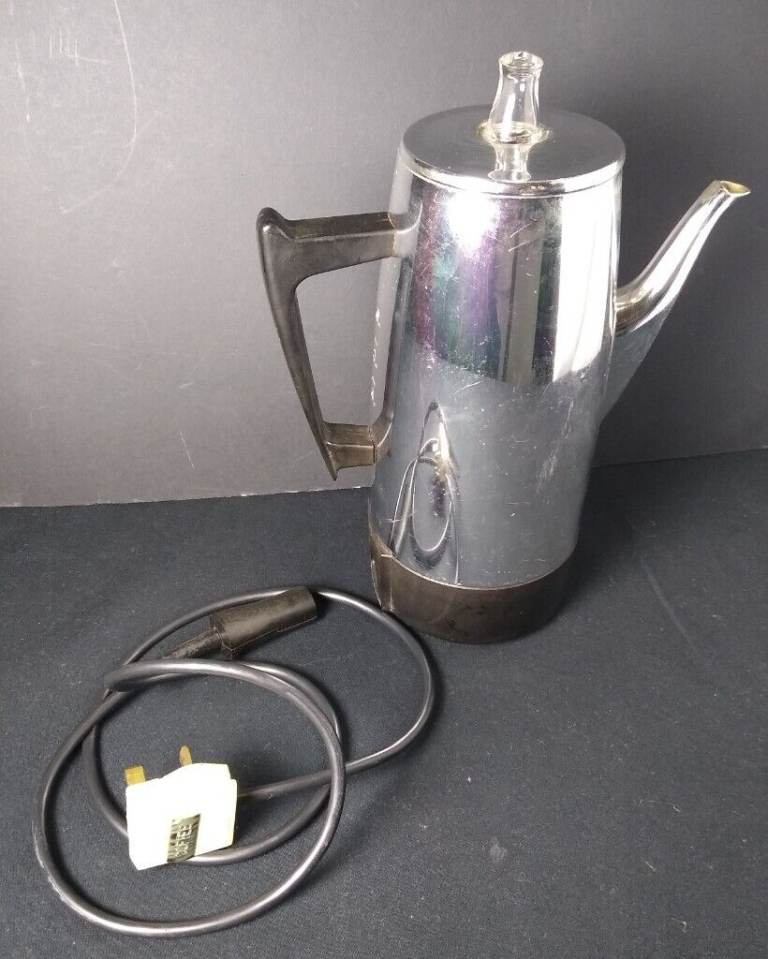 Russell Hobbs electric coffee percolator with lead, can deliver locally for free
