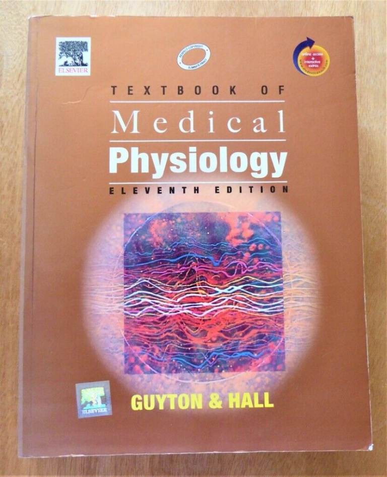 Textbook of Medical Physiology, Guyton and Hall. ISBN 8181479203 Soft back. Harriseahead, ST7