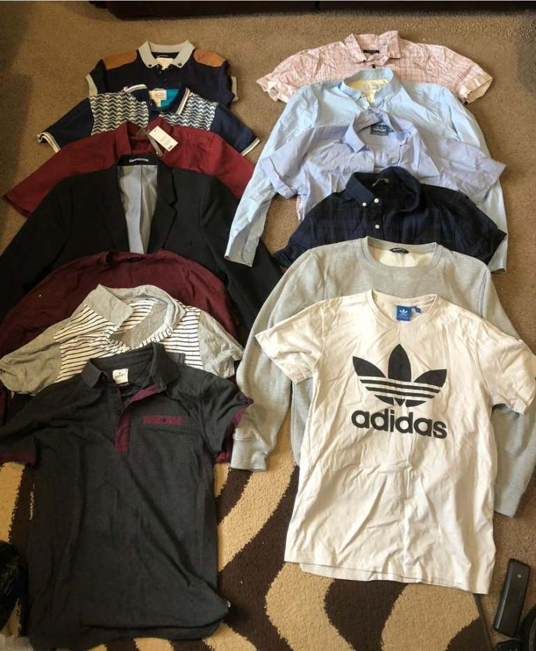 Men’s clothes job lot Ideal for car boot