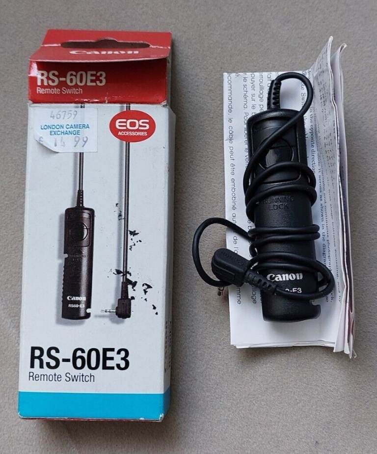 Brand new Canon remote switch RS60E3