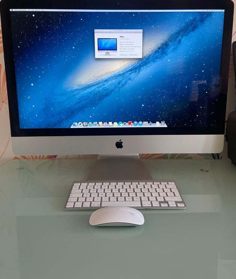 iMac with 27” LED backlit display 