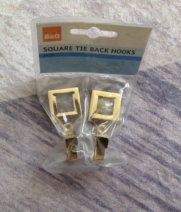Curtain tie back hooks 