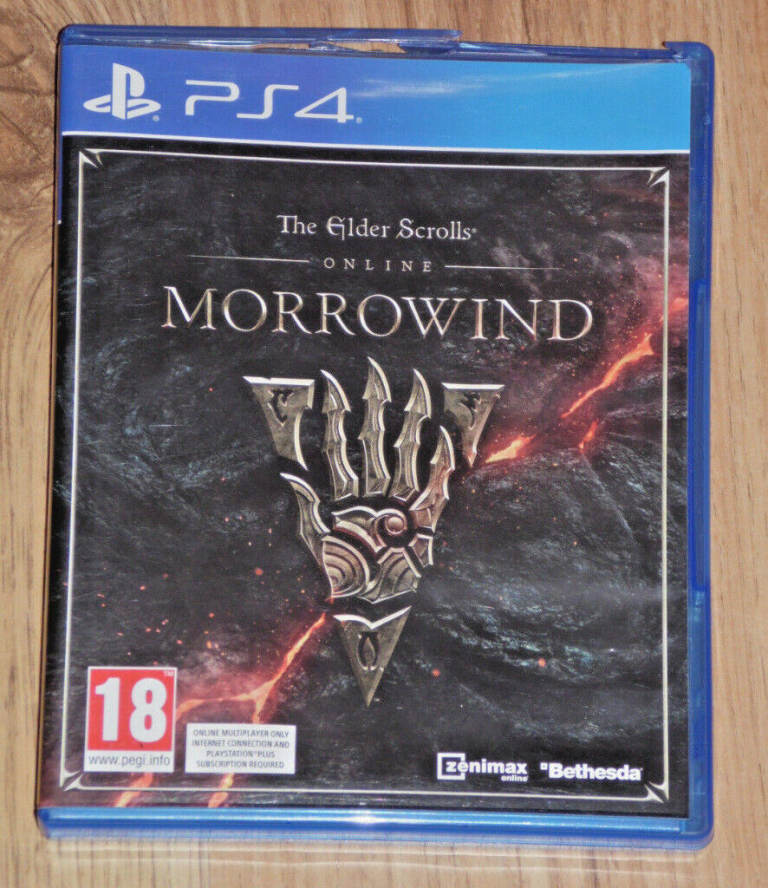 SONY PLAYSTATION PS4 GAME THE ELDER SCROLLS MORROWIND BETHESDA PAL 18 DISCOVERY*