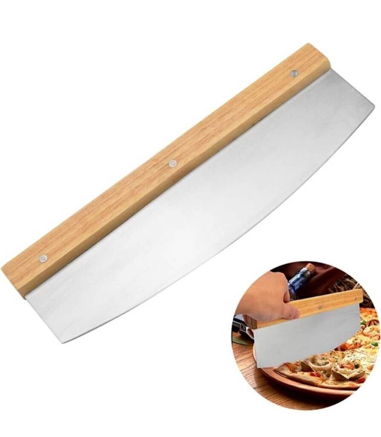 Pizza Cutter Arc Sharp Rocker Blade Premium