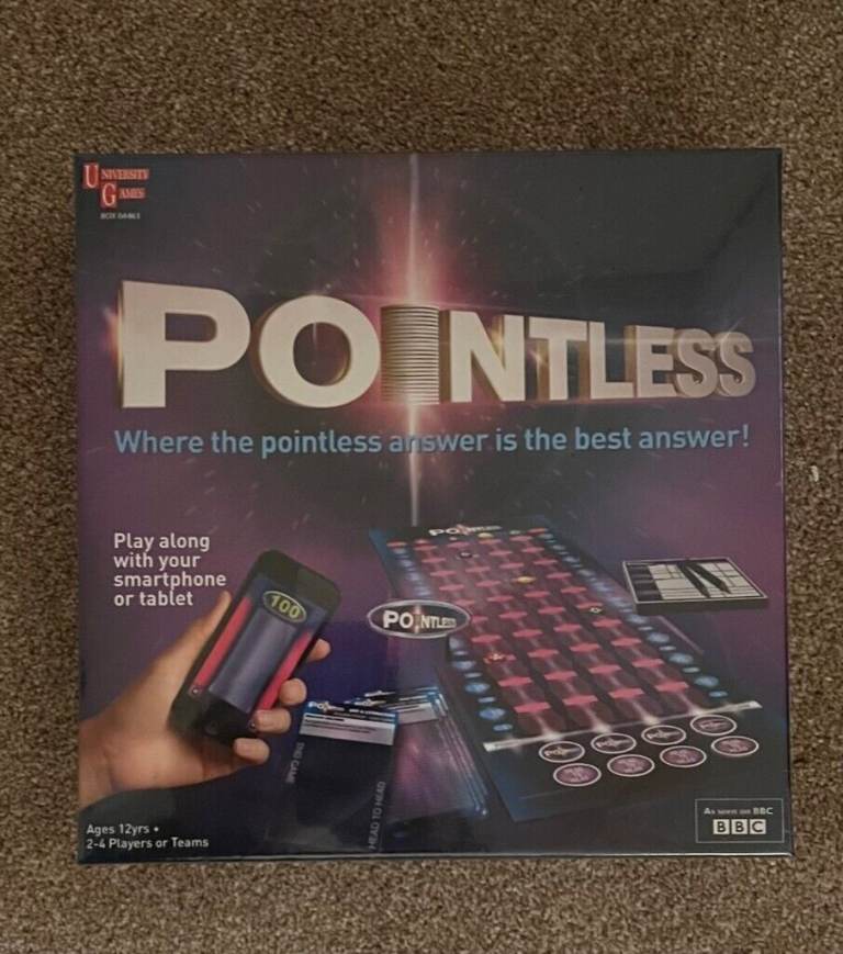 Pointless board game, brand new and sealed, can be used with your smartphone/tablet