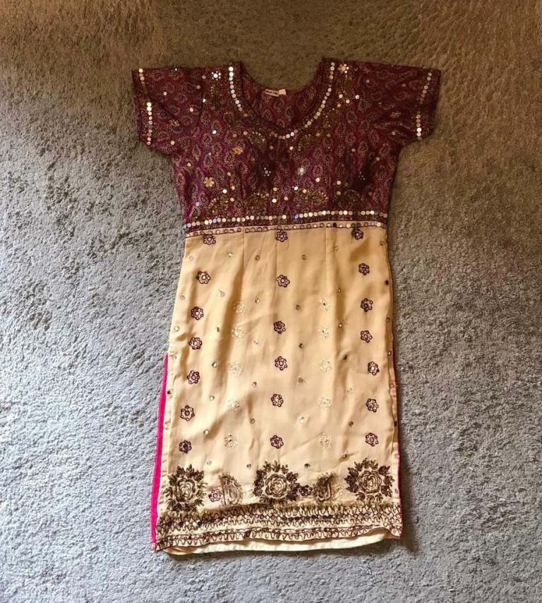Brand new Beautiful pink and mustard suit for sale!!