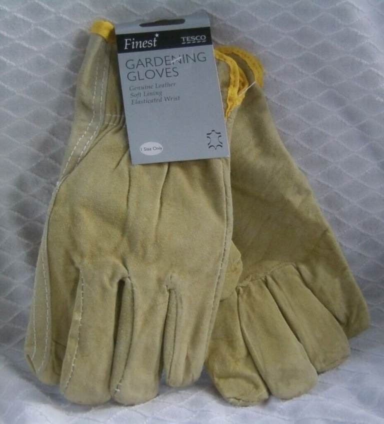 Leather Gardening Gloves - New