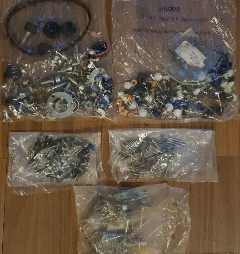 JOB LOT OF SCREWS, BOLTS AND FITTINGS...