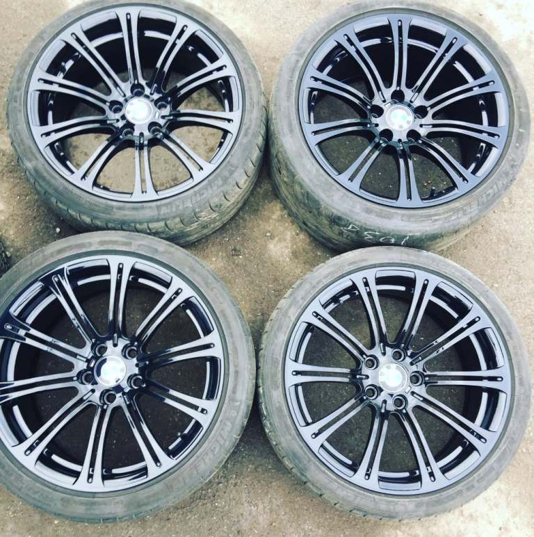 BMW E90 E92 E93 M3 19” Alloy Wheels in Gloss Black