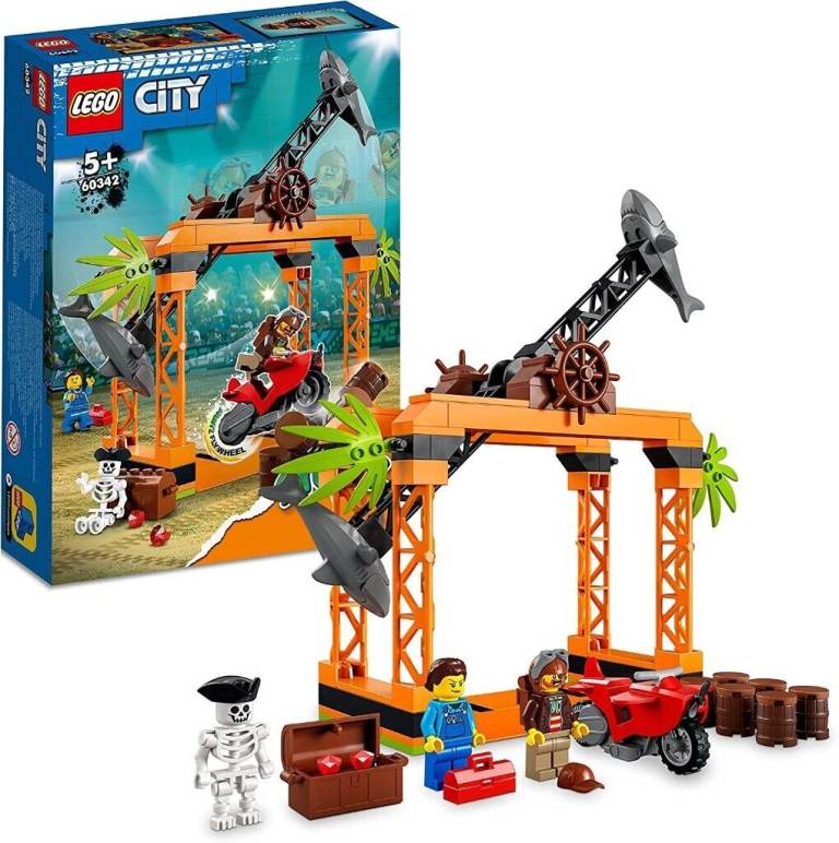 LEGO 60342 City Stuntz The Shark Attack Stunt Challenge Adventure Series gift