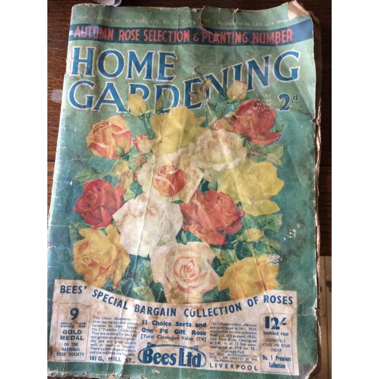 Vintage collectible 1937 Home Gardening magazine