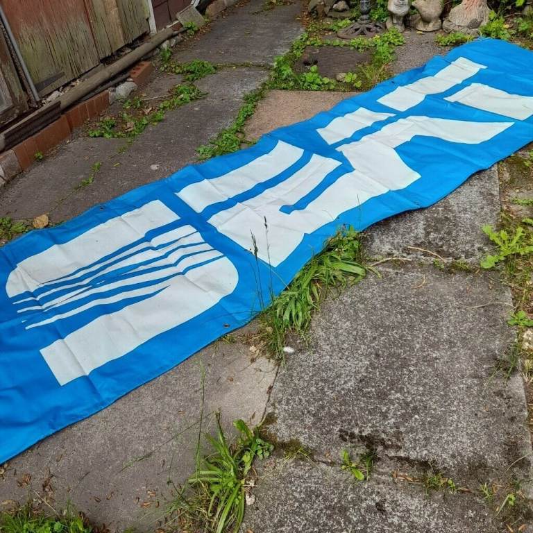 MOTORING MEMORABILIA - 1980s BANNER