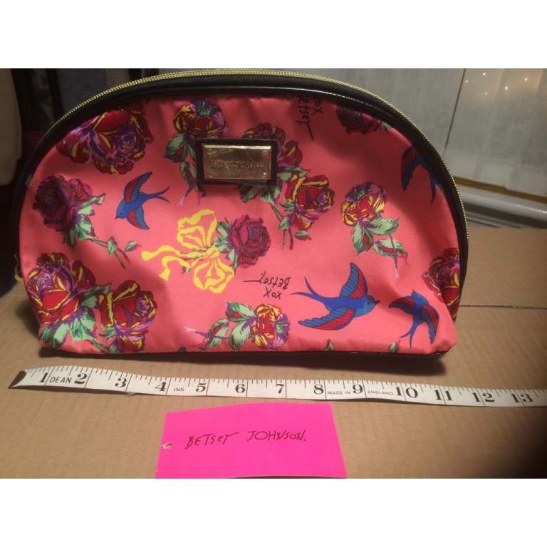 Betsey Johnson toilet bag new