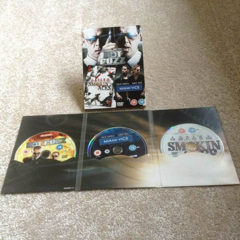 Boxed set of 3 Action DVDs