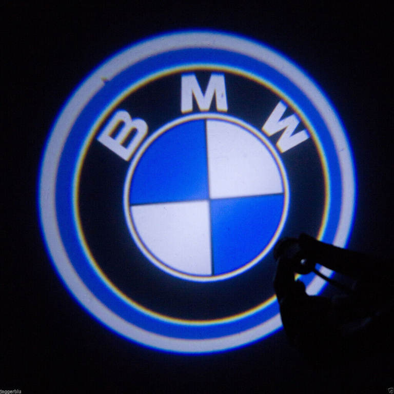 2 x BMW LED 3D GHOST LASER DOOR LOGOS TOP QUALITY