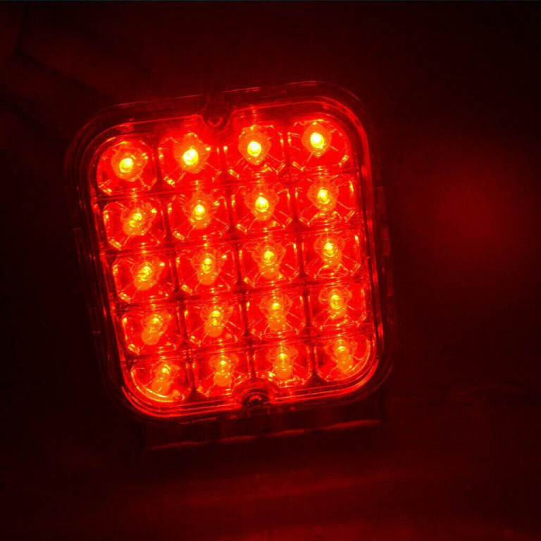 2 x 20 LED REAR TAIL OR INDICATOR LIGHTS 12V 24V TRUCK TRAILER CARAVAN MOTORHOME