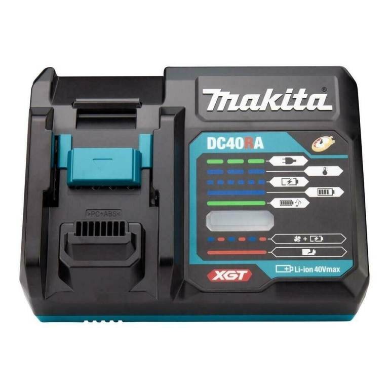 Makita Brand New Last model XGT DC40RA 40v charger genuine UK wall plug 240v