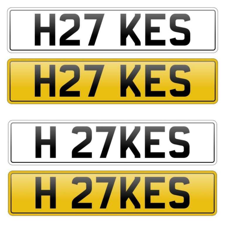 Cherished Registration / Private Reg Plate - H27 KES - H. Sykes / Kez 