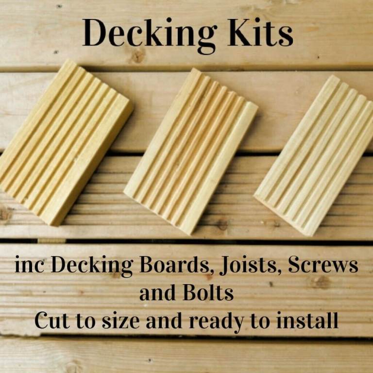 Decking Kits from £173. 