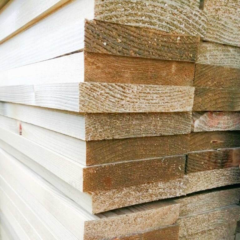 2x1, 4x1, 6x1, Planed, Treated Timber. From £4.80 per length