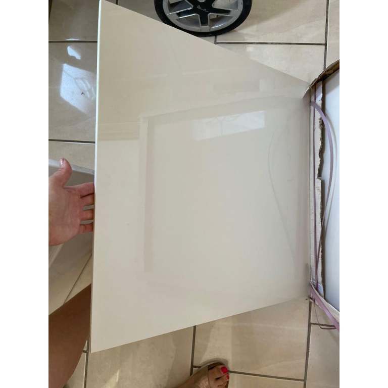 image for White Polished Porcelain Tiles 600 x 600