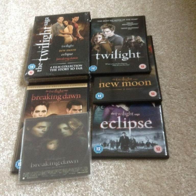 Boxed set Twilight DVDs