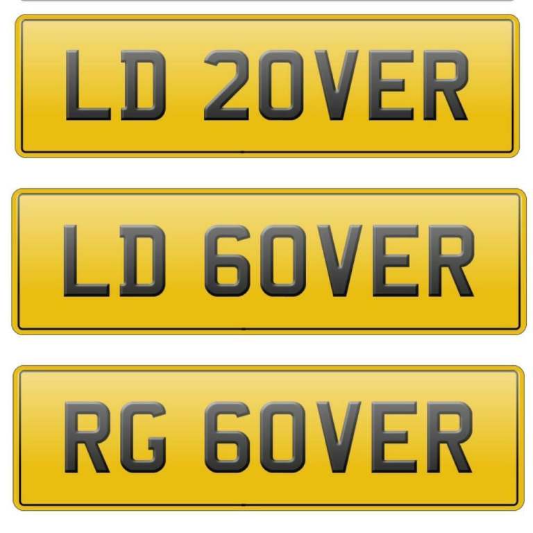 Cherished Registration / Personalised Plate - Land / Range Rover Fleet