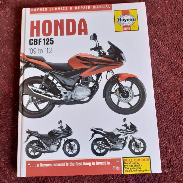 Haynes Manual Honda CBF 125