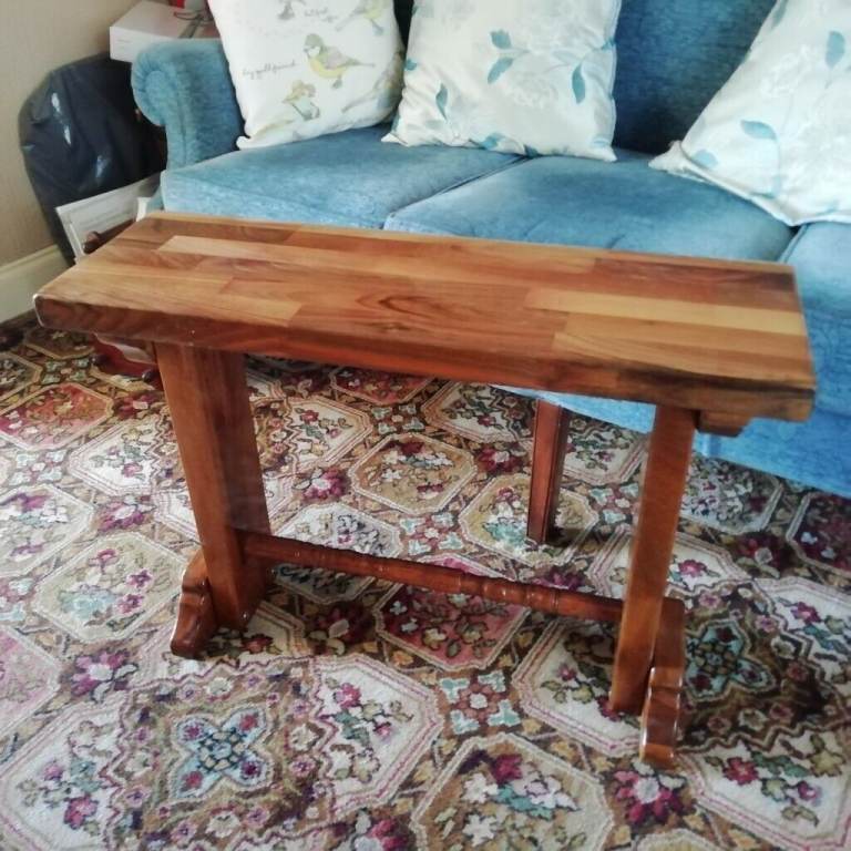 hand made solid hardwood table