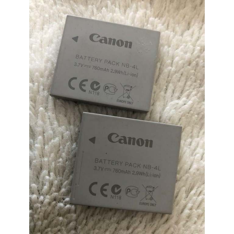 NB-4L Battery Canon X 2