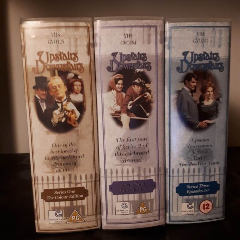 Upstairs Downstairs Series 1 - 3 VHS Tapes