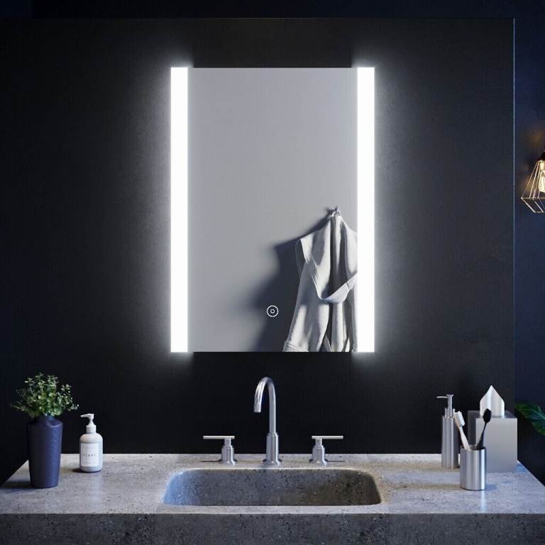 New Led Bathroom Mirror M7 500 x 700mm RRP £140 Our Price £70