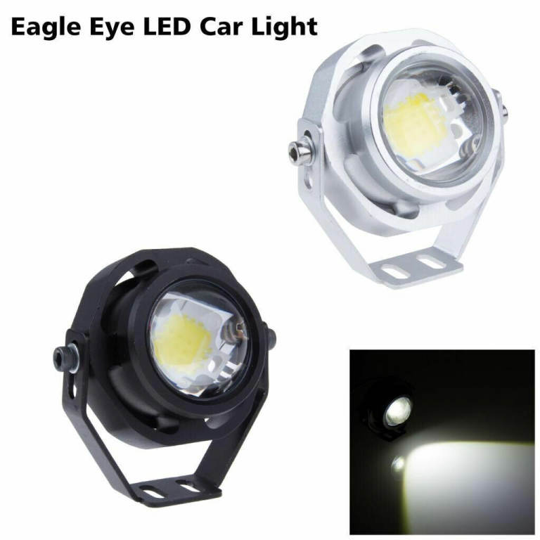 2 x SILVER OR BLACK CREE COB HIGH POWER XENON WHITE OFF ROAD SPOTLIGHTS WATERPROOF LAMPS.