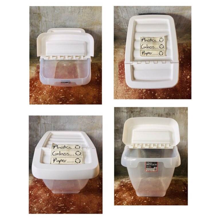 *DELIVERY AVAILABLE* WHAM 50L LITRE RECYCLING BIN WITH LID BRAND NEW Comes with 3 stickers. Plastic