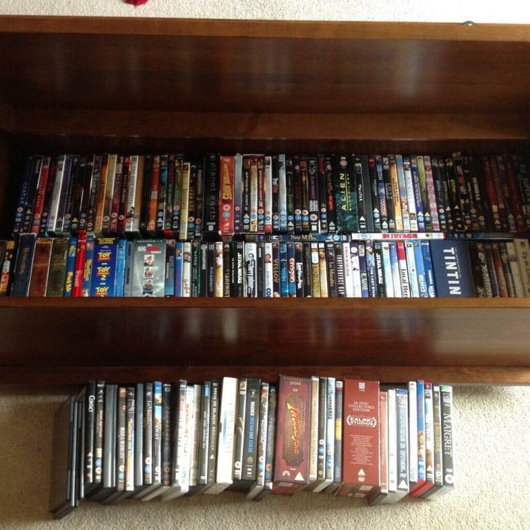 Bundle of top rated DVDs mostly films - ca. 170 for £40 or 50p per DVD 